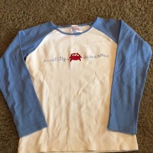 Vintage Gymboree Whale Watching at the seaside top Sz 8